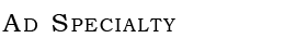 Ad Specialty