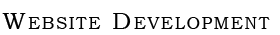 Website Development